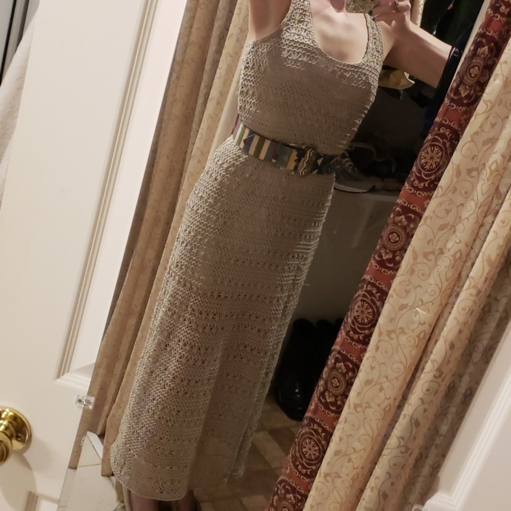 Lauren Conrad Halter Dress (belt not included)
